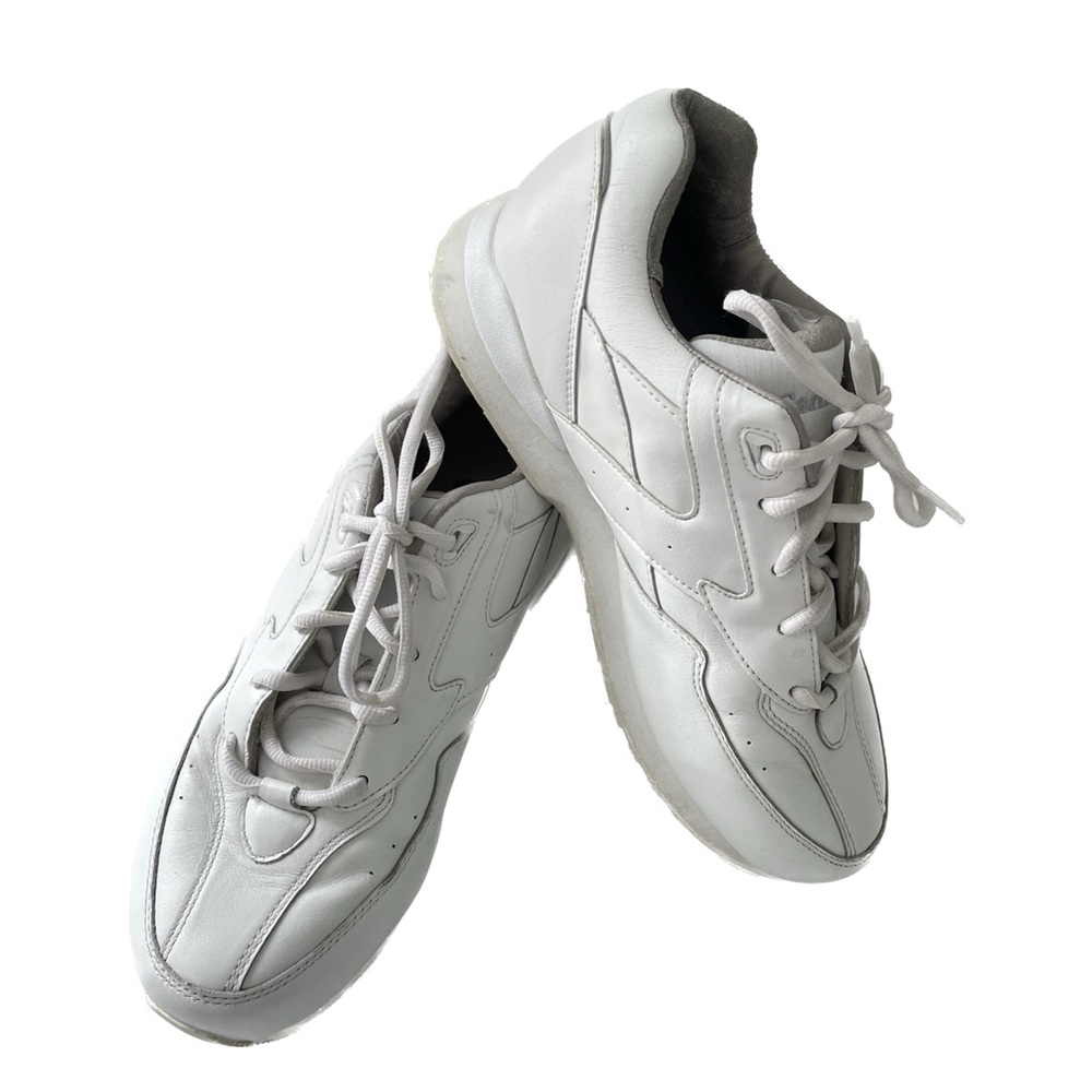CAMBRIAN Ultra 6624 White Leather Walking Shoe W’s 10 EE Extra Wide Sneaker